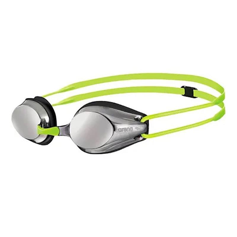 Arena Tracks Mirror Racing Goggles – Streamlined Competition Goggles with Anti-Fog & UV Protection