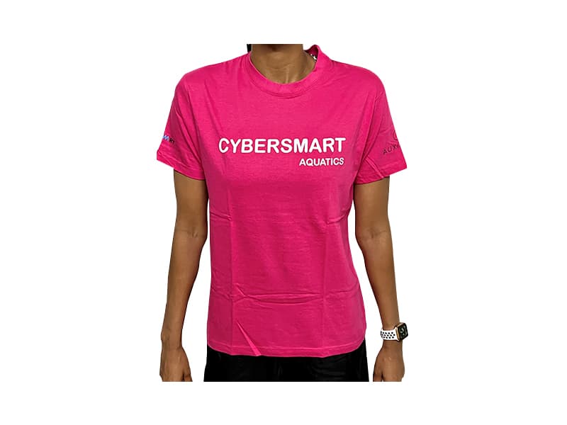 Cybersmart Aquatics T-Shirt – Regular Fit Club Shirt for Swimmers & Supporters