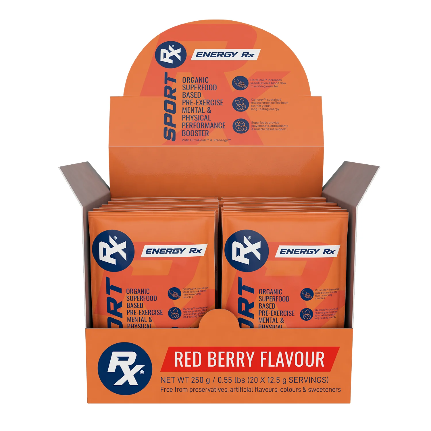 SPORT RX – Energy RX | Clean, Fast-Acting Energy & Focus for Athletes