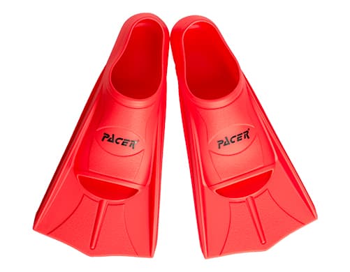 Pacer Swim Training Flippers – Short Blade Fins for Technique & Power