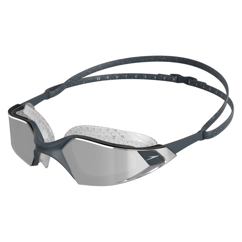 Speedo Aquapulse Pro Mirror Goggles – Hydrodynamic Racing Goggles with Mirror Lens Technology