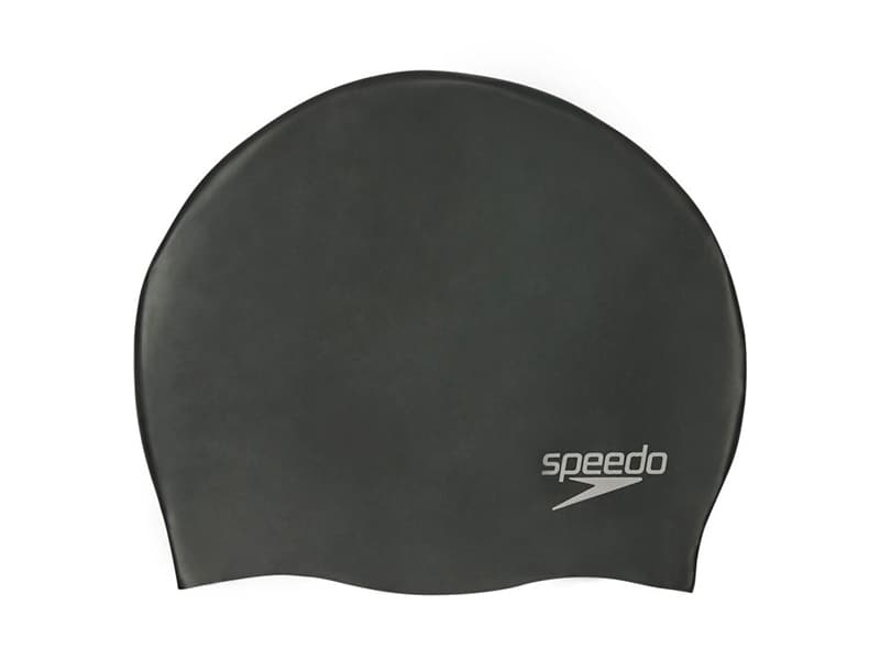Speedo Plain Moulded Silicone Swim Cap – Durable, Hydrodynamic Cap for Training & Racing