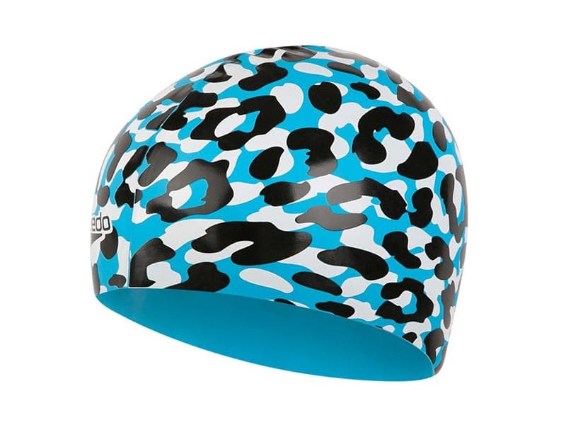 Speedo Slogan Print Silicone Swim Cap – Fun, Durable & High-Performance Cap
