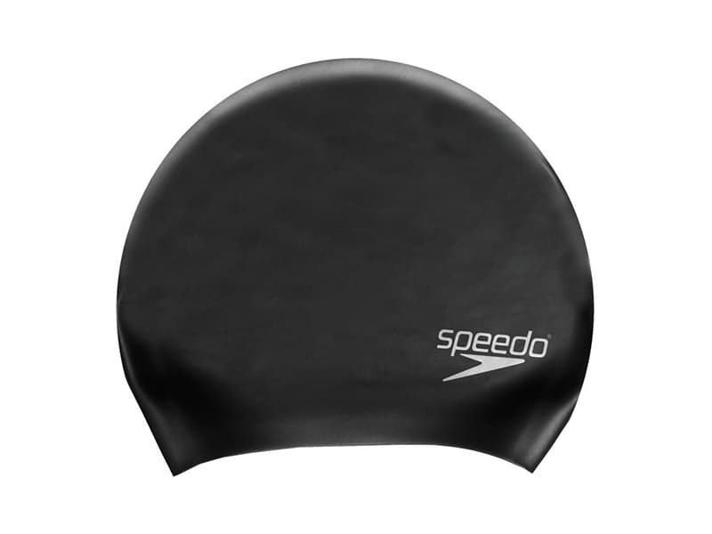 Speedo Long Hair Silicone Swim Cap – Extra Space & Snag-Free Performance