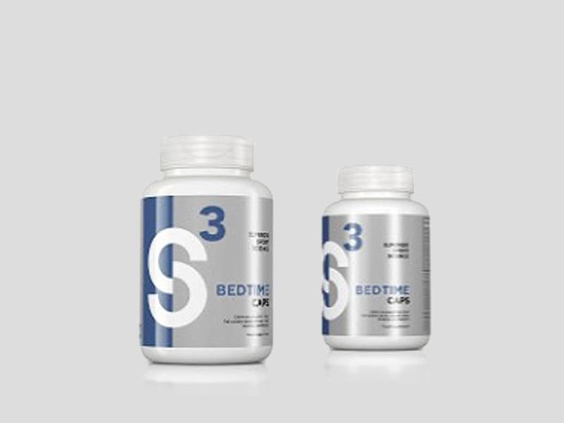 S3 Bedtime Caps – Rest, Recovery & Sleep Support Formula