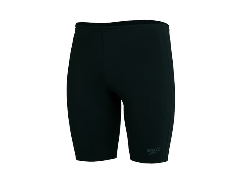 Speedo Men’s Essential Endurance+ Jammer – Black | Chlorine-Resistant Training Swimwear