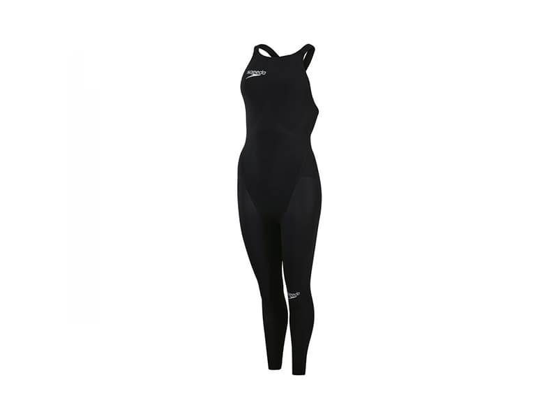 Speedo Ladies Fastskin LZR Elite Open Water Closedback Bodyskin – Black/Dragonfire Orange